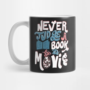 Never Judge a Book By Its Movie Funny Mug